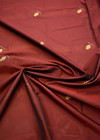 Подкладочная с вышивкой бордо желтый клубный герб (DG-9147) фото 4