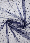 Вышивка на сетке сине бантики Scervino фото 3