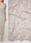 Кружево вышивка жемчужно-розовое с бисером и пайетками (DG-2257) фото 1