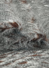 Мех серый длинный ворс лама (LV-37001) фото 3