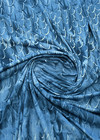 Трикотаж вискоза голубой чешуя (DG-94201) фото 2