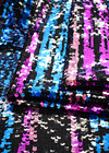 Пайетки на сетке в разноцветную полоску Roberto Cavalli фото 4