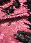 Пайетки двухсторонние черные с розовым (FF-2167) фото 2