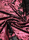 Пайетки двухсторонние черные с розовым (FF-2167) фото 3