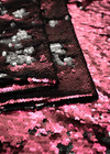 Пайетки двухсторонние черные с розовым (FF-2167) фото 4