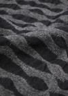 Трикотаж шерсть зебра серый с черным (FF-9167) фото 2