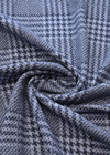 Трикотаж шерсть серо-синий с гусиной лапкой (FF-7087) фото 2