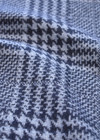 Трикотаж шерсть серо-синий с гусиной лапкой (FF-7087) фото 4