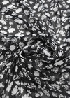 Шифон шелковый черно-белый цветы Max Mara фото 2