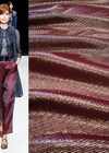 Тафта шелк бордовая в рубчик Armani фото 1