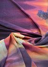 Крепдешин стрейч купон фиолетовый градиент (DG-7937) фото 2