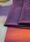 Крепдешин стрейч купон фиолетовый градиент (DG-7937) фото 3