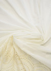 Батист вышивка ажурный бордюр белый (FF-9437) фото 4