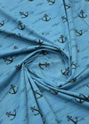 Трикотаж голубой в якорях (DG-2489) фото 3