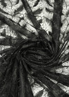 Вышивка 3D черные перья пайетки (DG-0189) фото 2