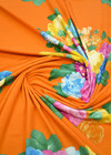 Трикотажные полотна цвет оранжевый fantasia фото 2