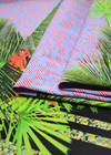Тафта плательная тропический рисунок купон (DG-6618) фото 4