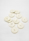 Пуговица молочная пластик матовая 22 мм фото 1
