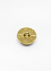 Пуговица металлическая серая в золотой окантовке Maria Grazia фото 3