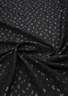 Жаккард вышивка черный в горошек (GG-8118) фото 2