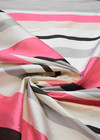 Дизайнерская тафта розовая полоска (GG-5818) фото 2