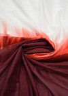 Батист хлопок градиен бордовый с белым (FF-9148) фото 2