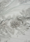 Вышивка 3Д цветы серебристое (DG-8648) фото 4