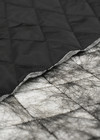 Стеганная ромбами черная ткань max mara фото 3