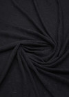 Трикотаж шерсть черный с вышивкой (FF-4068) фото 3