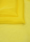Органза шелковая, цвет желтый фото 3