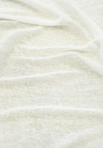 Трикотаж сетка хлопок белый зигзаг миссони (DG-46201)