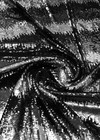 Пайетки на трикотаже черный серебристый зигзаг (DG-6868) фото 2