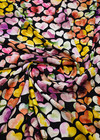 Крепдешин шелк разноцветные сердечки (DG-7968) фото 3