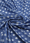 Штапель вышивка голубой с сердечками (DG-9478) фото 3