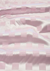 Атлас дюшес розовый с узором фото 3