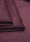 Вельвет дубленка фиолетовая серый мех (LV-3989) фото 4