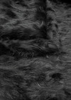 Искусственный мех “Коза” чёрная фото 3