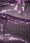 Пайетки на сетке фиолетовые фото 4