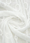 Хлопок вышивка белый цепи (DG-07001) фото 3