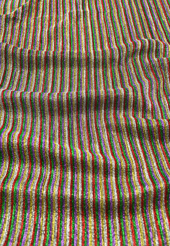 Трикотаж плиссе разноцветная полоска (DG-8849)