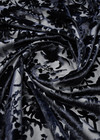 Панбархат шелковый темно-синий фото 2