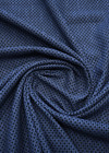 Жаккард вискоза стрейч синяя мелкая куриная лапка (GG-46001) фото 2