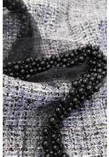 Вышивка на сетке черные жемчужины (GG-5200) фото 1