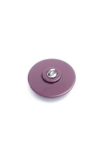 Пуговица пальтовая фиолетовая на ножке 30 мм фото 3