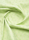 Репс хлопок зеленый с мелким рисунком фото 2