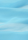 Шифон жатый шелк небесно-голубой (FF-5202) фото 4