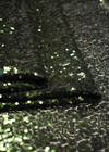 Пайетки зеленые круглые на сетке фото 3