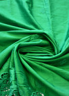 Хлопок вышивка зеленый кружевной фестон (DG-8619) фото 2