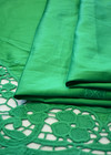 Хлопок вышивка зеленый кружевной фестон (DG-8619) фото 3