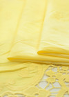 Хлопок вышивка желтый кружевной бордюр (DG-9619) фото 2